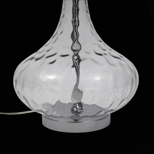 Настольная лампа St Luce Хром, Прозрачный/Белый E27 1*60W 37397103 5