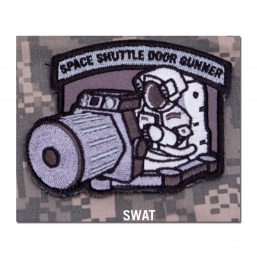 Mil-Spec Monkey Нашивка MilSpecMonkey Shuttle Door Gunner, цвет swat 5018491 1