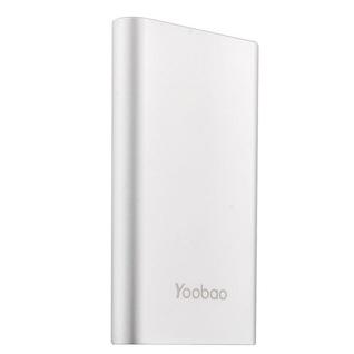 Аккумулятор внешний универсальный Yoobao Dual Inputs Lightning & microUSB YB-PL10 (USB выход: 5V 2.1A) Silver 10000 mAh ORIG