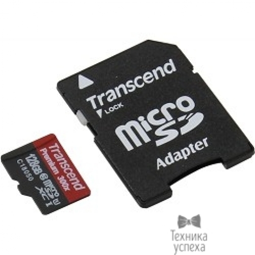 Transcend Micro SecureDigital 128Gb Transcend Class 10 TS128GUSDU1 MicroSDXC Class 10 UHS-I, SD adapter 2746312