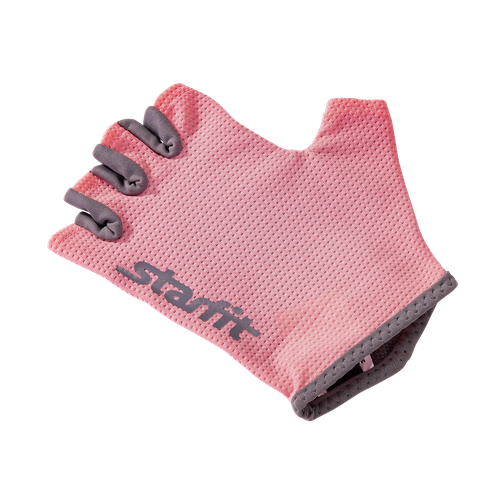 Перчатки для фитнеса Starfit Su-127, розовый/серый размер S 42300606 1