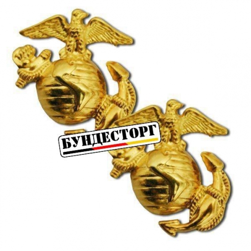 Знак USMC Kragenspiegel золото 5020074