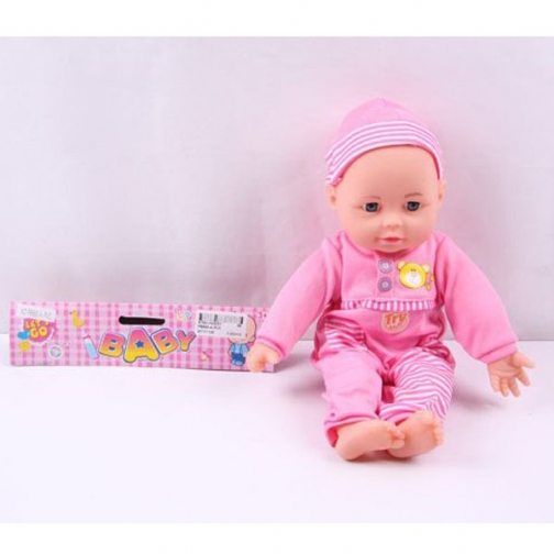 Пластмассовый пупс Let's Go - Baby, розовый, 29 см Shenzhen Toys 37720893 1