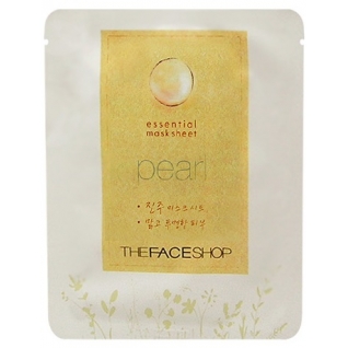 THE FACE SHOP - Маска для лица Essential Mask Sheet Pearl - с жемчужным порошком