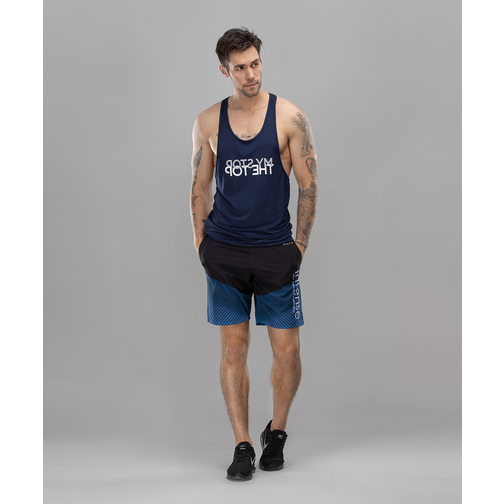 Мужские спортивные текстильные шорты Fifty Intense Fa-ms-0104, принт синий размер S 42403247 4
