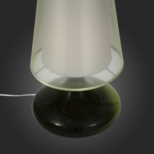 Настольная лампа St Luce Хром, Зеленный/Салатовый, Белый E27 1*60W 37397144 5