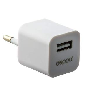 Набор Deppa Ultra D-11102: АЗУ+СЗУ 1.2А, дата-кабель 8-pin Lightning для Apple 1.2 м, Белый