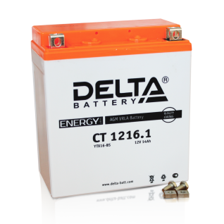 Мотоаккумулятор Delta CT 1216.1 (YTX16-BS) 16 Ач