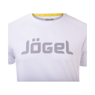 Футболка тренировочная детская Jögel Jtt-1041-018, полиэстер, белый/серый размер YL
