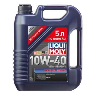 Моторное масло LIQUI MOLY Optimal Diesel 10W-40 5 литров