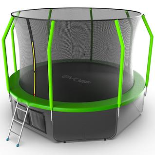 EVO FITNESS Батут Evo Jump Cosmo 12ft (Green) + Lower net.