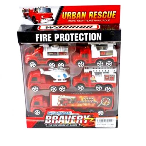 Игровой набор инерционных машин Braveri - Пожарные Shantou 37719209