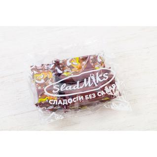 SladMiks Конфеты-суфле "Шоколадные", без сахара, на фруктозе однослойные 190гр