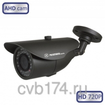 Уличная вариофокальная AHD видеокамера MATRIX MT-CG720AHD30V с функцией "Hybrid" ...