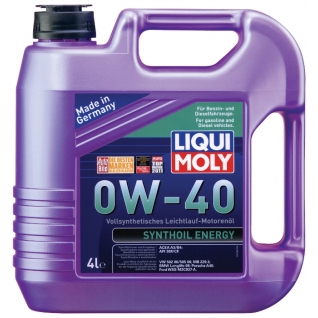 Моторное масло LIQUI MOLY Synthoil Energy 0W-40 4 литра