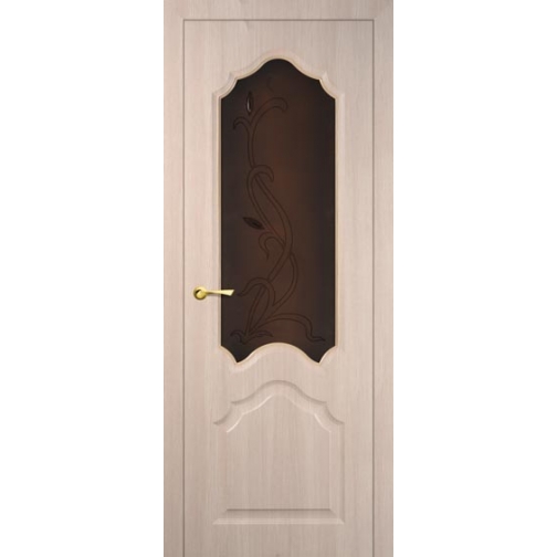Дверное полотно МариаМ Кардинал остекленное (ст.бронза) Капучино 550-900 мм 6582950
