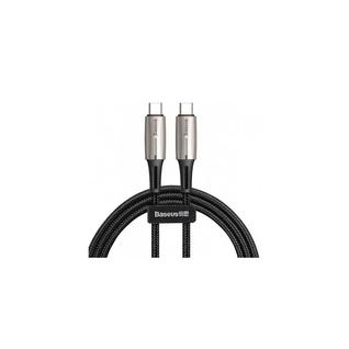 USB дата-кабель Baseus Water Drop-shaped Lamp Type-C cable for Type-C (CATSD-J01) (1м) Черный