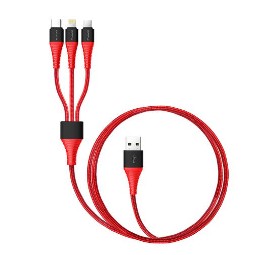 Кабель USB 3в1 Rock Hi-Tensile W/Version A 3 in 1 Charging Cable 42191237 6