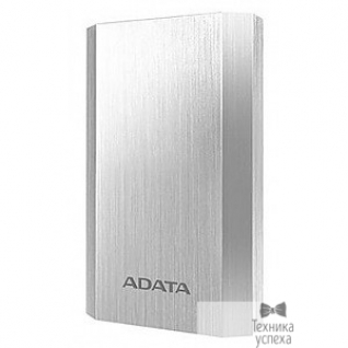 A-data A-Data Внешний аккумулятор 10050 мА-ч, 2 USB, 3*18650, 2.1A, металлический корпус, цветсеребро (AA10050-5V-CSV)