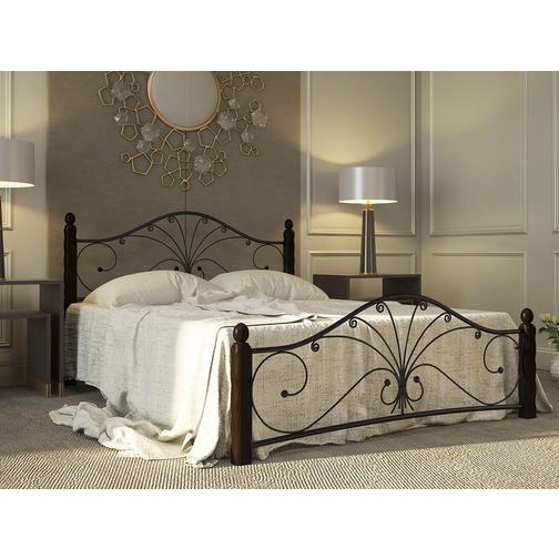 Двуспальная кровать ПМ: Форвард-мебель Кровать Сандра 42745514 7