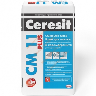 ЦЕРЕЗИТ СМ-11 клей плиточный (25кг) / CERESIT СМ-11 Plus клей для плитки и керамогранита (25кг) Церезит