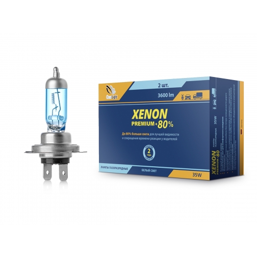 Лампа ксеноновая Clearlight Xenon Premium+80% H7 PCL 00H 700-2XP ClearLight 9065349