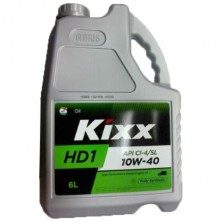 Моторное масло KIXX HD1 CI-4/SL 10W40 6л