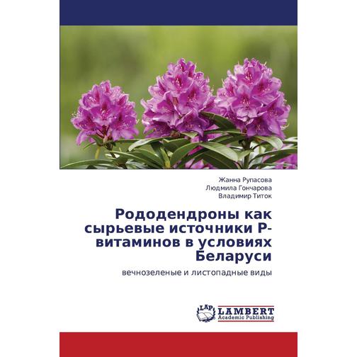 Rododendrony kak syr'evye istochniki R-vitaminov v usloviyakh Belarusi 38783241