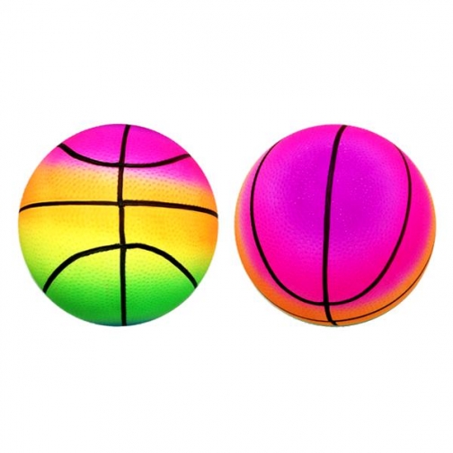 Мяч Баскетбол Радужный, 22см В Пак. 37791386
