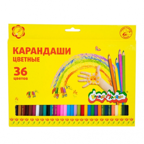 Цветные карандаши, 36 шт. Каляка-Маляка 37734016