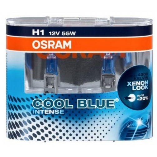 Лампа Osram H1 55W 12V Cool Blue Intense 2 шт. 64150CBI-DUOBOX Osram 9064986