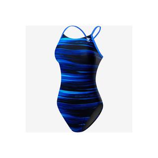Купальник Tyr Lumen Cutoutfit, совместный, Clue7a/420, голубой размер 34