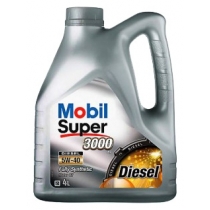 Моторное масло MOBIL Super 3000 X1 Diesel 5W-40, 4 литра