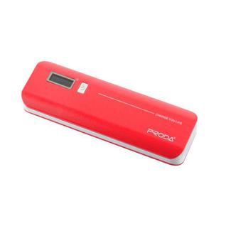 Аккумулятор внешний универсальный Remax PPL 5- 10000 mAh V6i power bank (2USB: 5V-2.1A&5V-1.0A) Red Красный