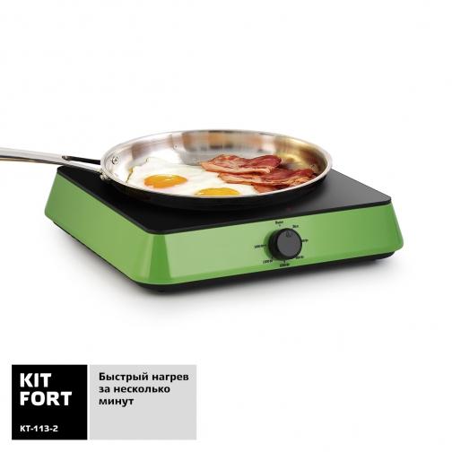 KITFORT Индукционная плитка Kitfort KT-113-2, зелёная 37690525 3