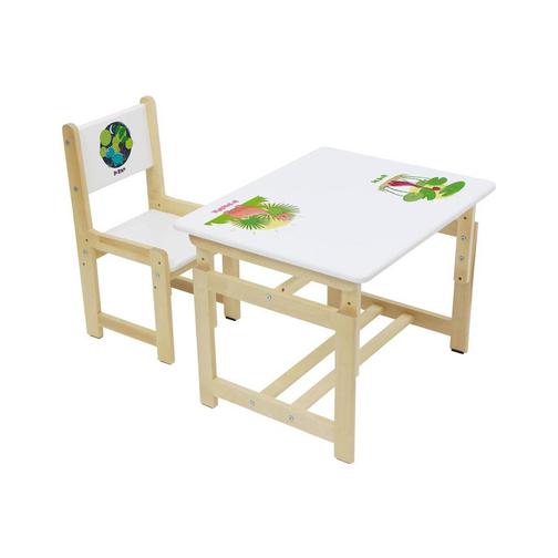 Столик и стульчик Polini Комплект растущей детской мебели Polini kids Eco 400 SM 68х55 см 42746257 13