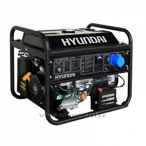 Электрогенератор Hyundai Бензиновый генератор HHY 9010 FE ATS 1243008