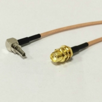 Пигтейл CRC9-SMA (female) - 1м - кабельная сборка