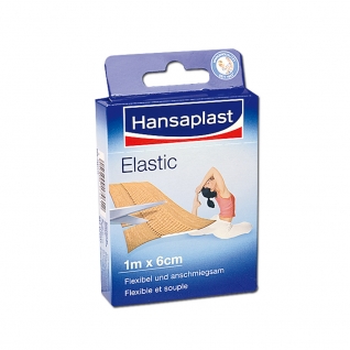 Hansaplast Пластырь Hansaplast Elastic 1 м x 6 см