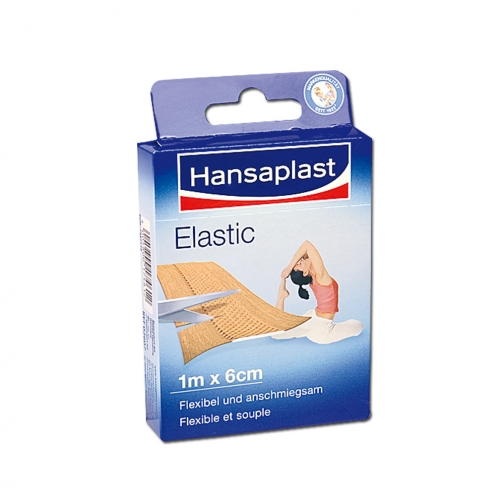 Hansaplast Пластырь Hansaplast Elastic 1 м x 6 см 5018329