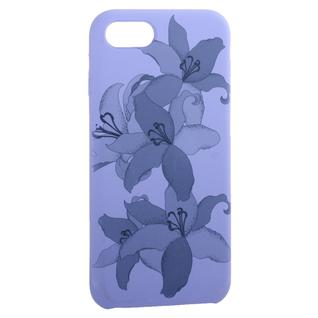 Чехол-накладка силиконовый Silicone Cover для iPhone SE (2020г.)/ 8/ 7 (4.7") Орхидея Сиреневый