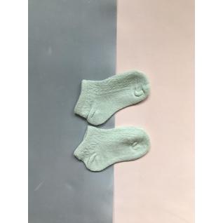 3874 носки детские ажурные зеленый Роза (12-18) (10)