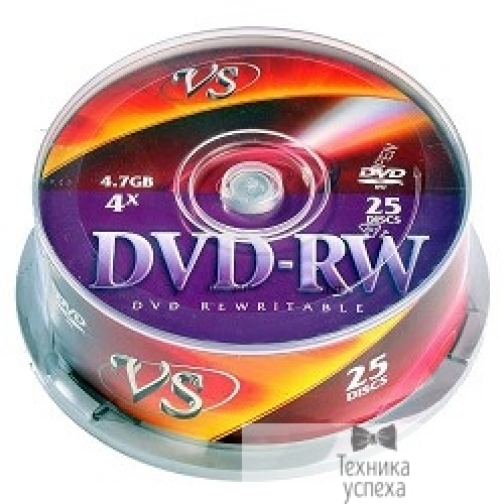 Vs Диски VS DVD-RW 4,7 GB 4x CB/25 6873090