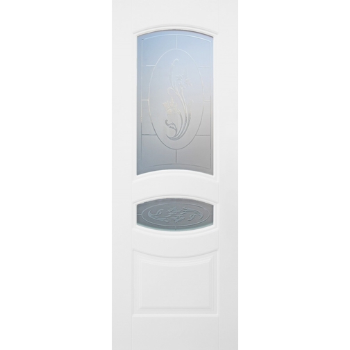 Дверное полотно МариаМ Флоренция остекленное лак (два стекла) 600-900 мм 6582960