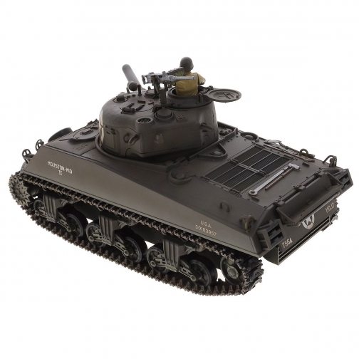 Танк р/у US M4A3 Sherman (на бат., звук, свет, стреляет), 1:24 VSP 37725529 1