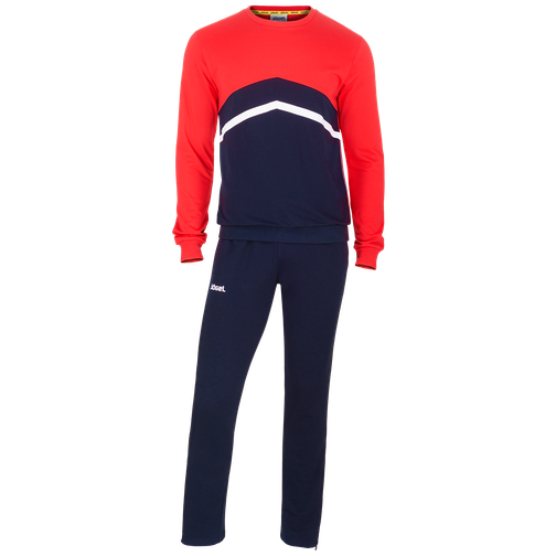 Тренировочный костюм детский Jögel Jcs-4201-921, хлопок, темно-синий/красный/белый размер YL 42222228