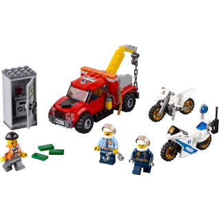 Конструктор ЛЕГО "Сити" - Побег на буксировщике LEGO