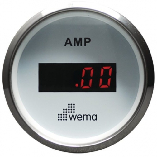 Wema Амперметр с красным светодиодным дисплеем Wema AMP-KIT-WS 12/24 В 52 мм 1201407