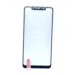 Cтекло для Xiaomi Redmi Note 6 2D (НТМ Лион) (черная рамка)