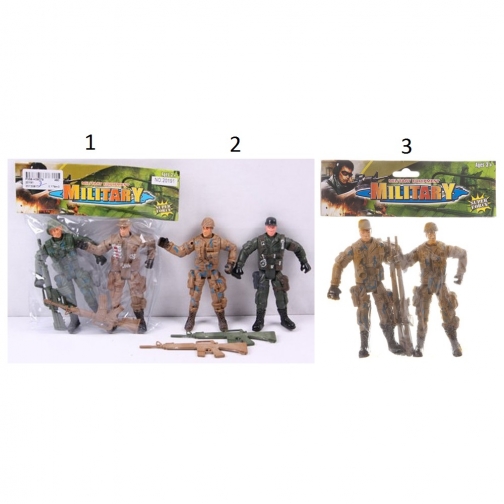 Набор из 2 солдатиков Military, 12 см Shenzhen Toys 37720333